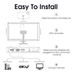 Load image into Gallery viewer, Immersion TV LED Backlights - LED Strip Lights with HDMI Sync Box, RGBIC TV Lighting with Music Sync for 55-65 inch TVs PC
